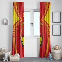 Personalized Ethiopia Tigray Region Window Curtain Coat Of Arms With Map