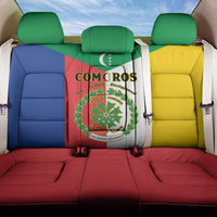 Comoros Back Car Seat Cover Coat Of Arms Flag Style