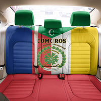 Comoros Back Car Seat Cover Coat Of Arms Flag Style