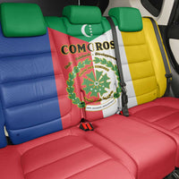 Comoros Back Car Seat Cover Coat Of Arms Flag Style