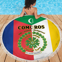 Comoros Beach Blanket Coat Of Arms Flag Style