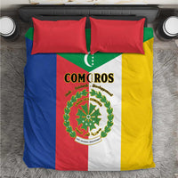 Comoros Bedding Set Coat Of Arms Flag Style