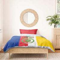 Comoros Bedding Set Coat Of Arms Flag Style