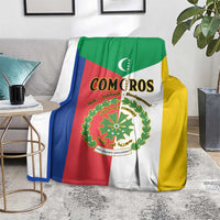 Comoros Blanket Coat Of Arms Flag Style