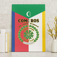 Comoros Canvas Wall Art Coat Of Arms Flag Style