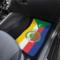 Comoros Car Mats Coat Of Arms Flag Style