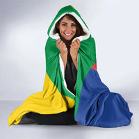 Comoros Hooded Blanket Coat Of Arms Flag Style