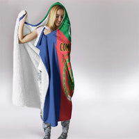 Comoros Hooded Blanket Coat Of Arms Flag Style