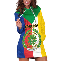 Comoros Hoodie Dress Coat Of Arms Flag Style