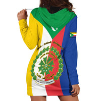 Comoros Hoodie Dress Coat Of Arms Flag Style