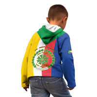 Comoros Kid Hoodie Coat Of Arms Flag Style