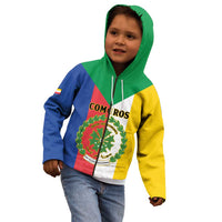 Comoros Kid Hoodie Coat Of Arms Flag Style