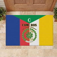 Comoros Rubber Doormat Coat Of Arms Flag Style