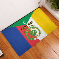 Comoros Rubber Doormat Coat Of Arms Flag Style