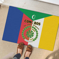 Comoros Rubber Doormat Coat Of Arms Flag Style