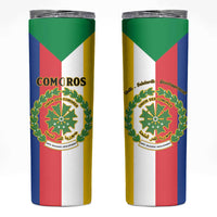 Comoros Skinny Tumbler Coat Of Arms Flag Style