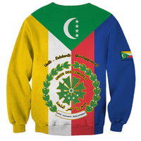 Comoros Sweatshirt Coat Of Arms Flag Style