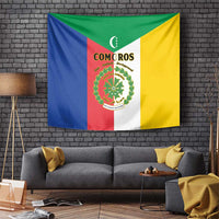 Comoros Tapestry Coat Of Arms Flag Style