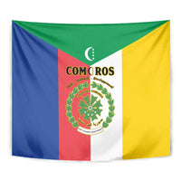 Comoros Tapestry Coat Of Arms Flag Style