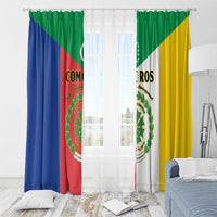 Comoros Window Curtain Coat Of Arms Flag Style