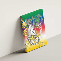 Comoros Mongoose Lemur Canvas Wall Art Coat Of Arms With Ylang Ylang