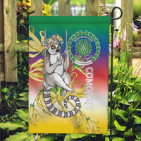 Comoros Mongoose Lemur Garden Flag Coat Of Arms With Ylang Ylang