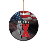African American El Hajj Malik El Shabazz Ceramic Ornament 100 Years of Malcolm X - Wonder Print Shop