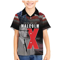 African American El Hajj Malik El Shabazz Family Matching Mermaid Dress and Hawaiian Shirt 100 Years of Malcolm X