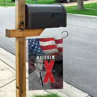 African American El Hajj Malik El Shabazz Garden Flag 100 Years of Malcolm X