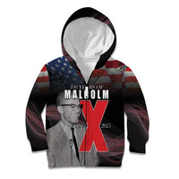 African American El Hajj Malik El Shabazz Kid Hoodie 100 Years of Malcolm X
