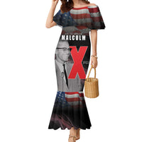 African American El Hajj Malik El Shabazz Mermaid Dress 100 Years of Malcolm X