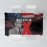 African American El Hajj Malik El Shabazz Tablecloth 100 Years of Malcolm X