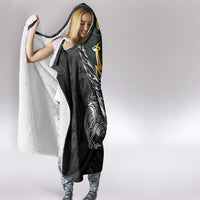 New Zealand and South Africa Rugby Hooded Blanket Maori Kiwi With Springboks
