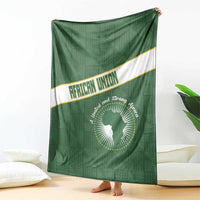 African Union Day Blanket Emblem With Kente Pattern - Wonder Print Shop