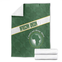 African Union Day Blanket Emblem With Kente Pattern - Wonder Print Shop
