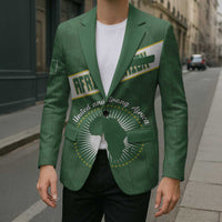 Personalized African Union Day Blazer Emblem With Kente Pattern - Wonder Print Shop