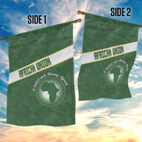African Union Day Garden Flag Emblem With Kente Pattern - Wonder Print Shop