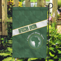 African Union Day Garden Flag Emblem With Kente Pattern - Wonder Print Shop