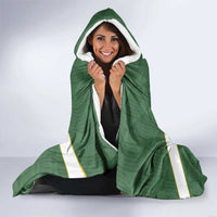 African Union Day Hooded Blanket Emblem With Kente Pattern - Wonder Print Shop