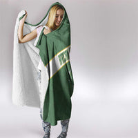 African Union Day Hooded Blanket Emblem With Kente Pattern - Wonder Print Shop