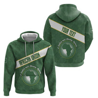 Personalized African Union Day Hoodie Emblem With Kente Pattern - Wonder Print Shop