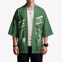 Personalized African Union Day Kimono Emblem With Kente Pattern - Wonder Print Shop