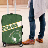 African Union Day Luggage Cover Emblem With Kente Pattern - Wonder Print Shop