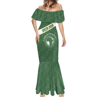 Personalized African Union Day Mermaid Dress Emblem With Kente Pattern - Wonder Print Shop