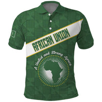 Personalized African Union Day Polo Shirt Emblem With Kente Pattern - Wonder Print Shop
