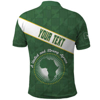Personalized African Union Day Polo Shirt Emblem With Kente Pattern - Wonder Print Shop