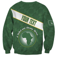 Personalized African Union Day Sweatshirt Emblem With Kente Pattern - Wonder Print Shop