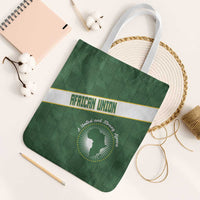 African Union Day Tote Bag Emblem With Kente Pattern - Wonder Print Shop