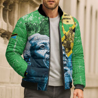 Happy Tanzania Nyerere Day Bomber Puffer Jacket One Nation - One People - Wonder Print Shop