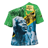 Happy Tanzania Nyerere Day Cross Shoulder Shirt One Nation - One People - Wonder Print Shop